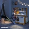 Kuchnia drewniana XXL z oświetleniem LED, fartuszkiem i akcesoriami Kuchnia drewniana XXL z oświetleniem LED, fartuszkiem i akcesoriami